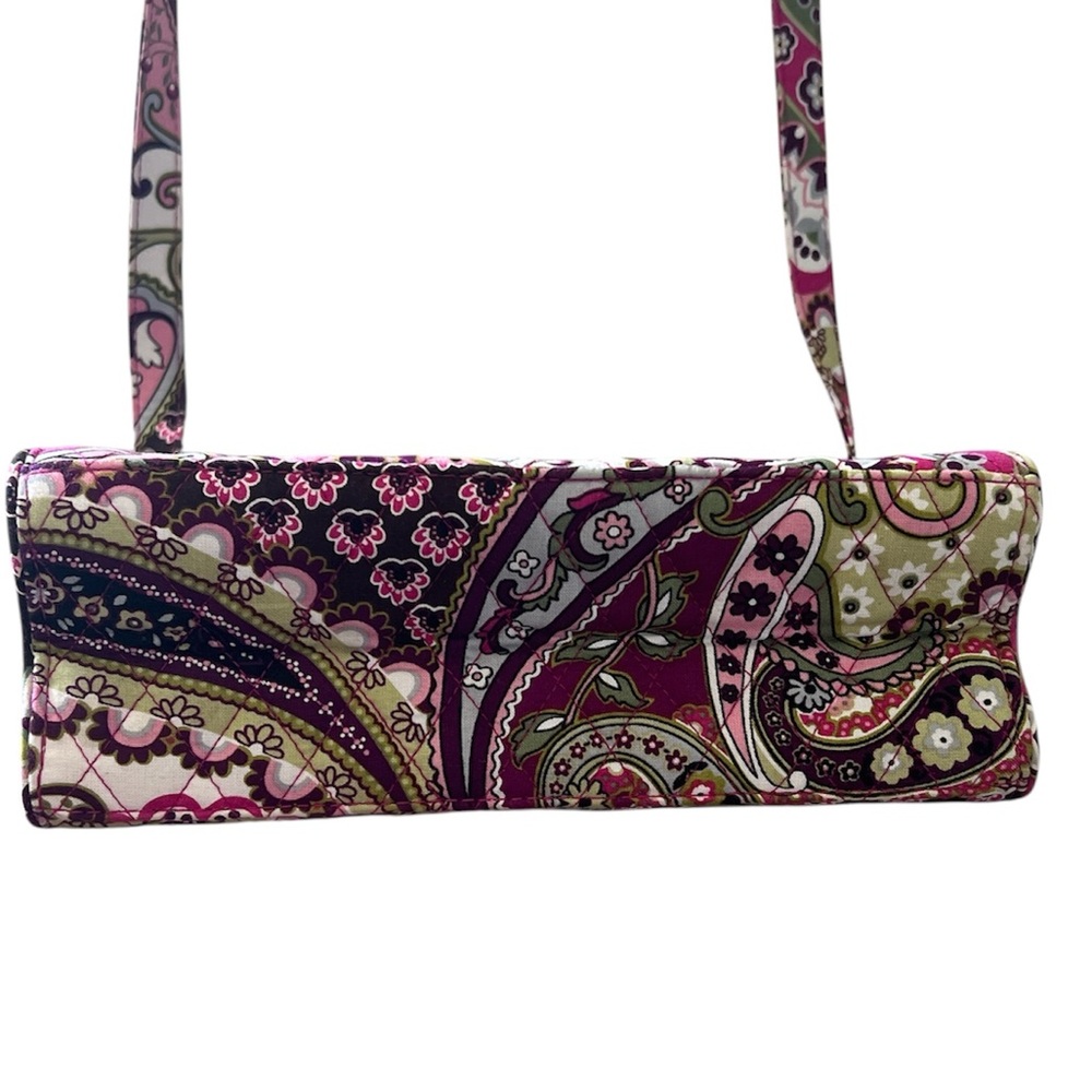 Vera Bradley Very Berry Paisley Julia Shoulder Bag - Picture 8 of 8
